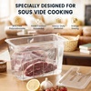image:imageHomenote Sous Vide Container with Lid 6 Quart Polycarbonate Water Bath TubContainerRack