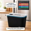 image:imageHomenote Sous Vide Container with Lid 6 Quart Polycarbonate Water Bath TubContainerRack Sleeve