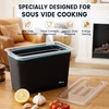image:imageHomenote Sous Vide Container with Lid 6 Quart Polycarbonate Water Bath TubContainerRack Sleeve